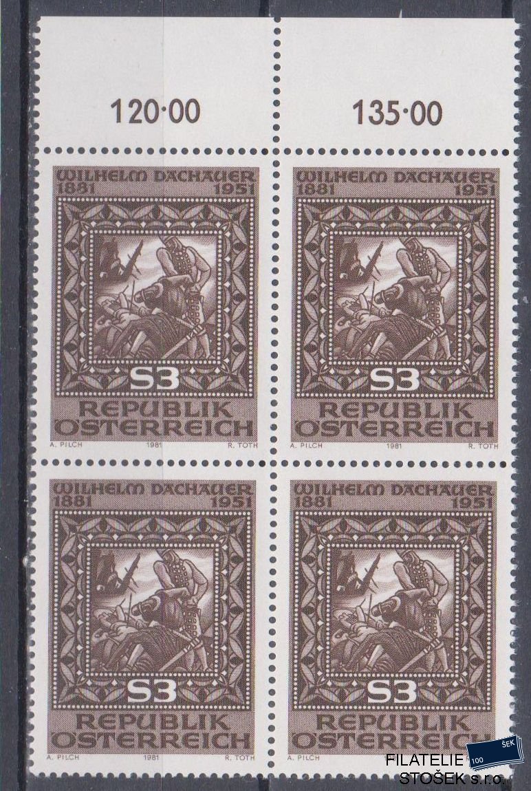 Rakousko známky Mi 1666 4 Blok