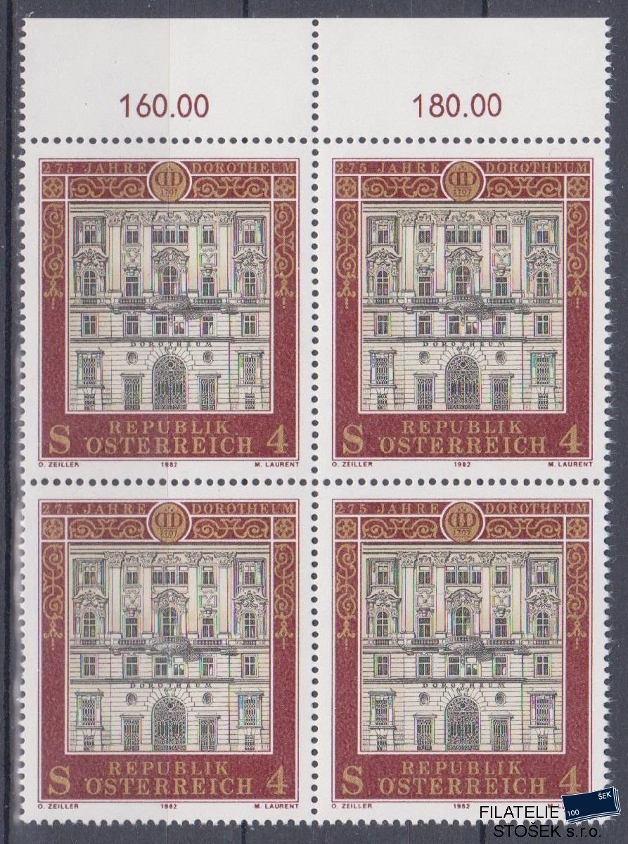 Rakousko známky Mi 1697 4 Blok