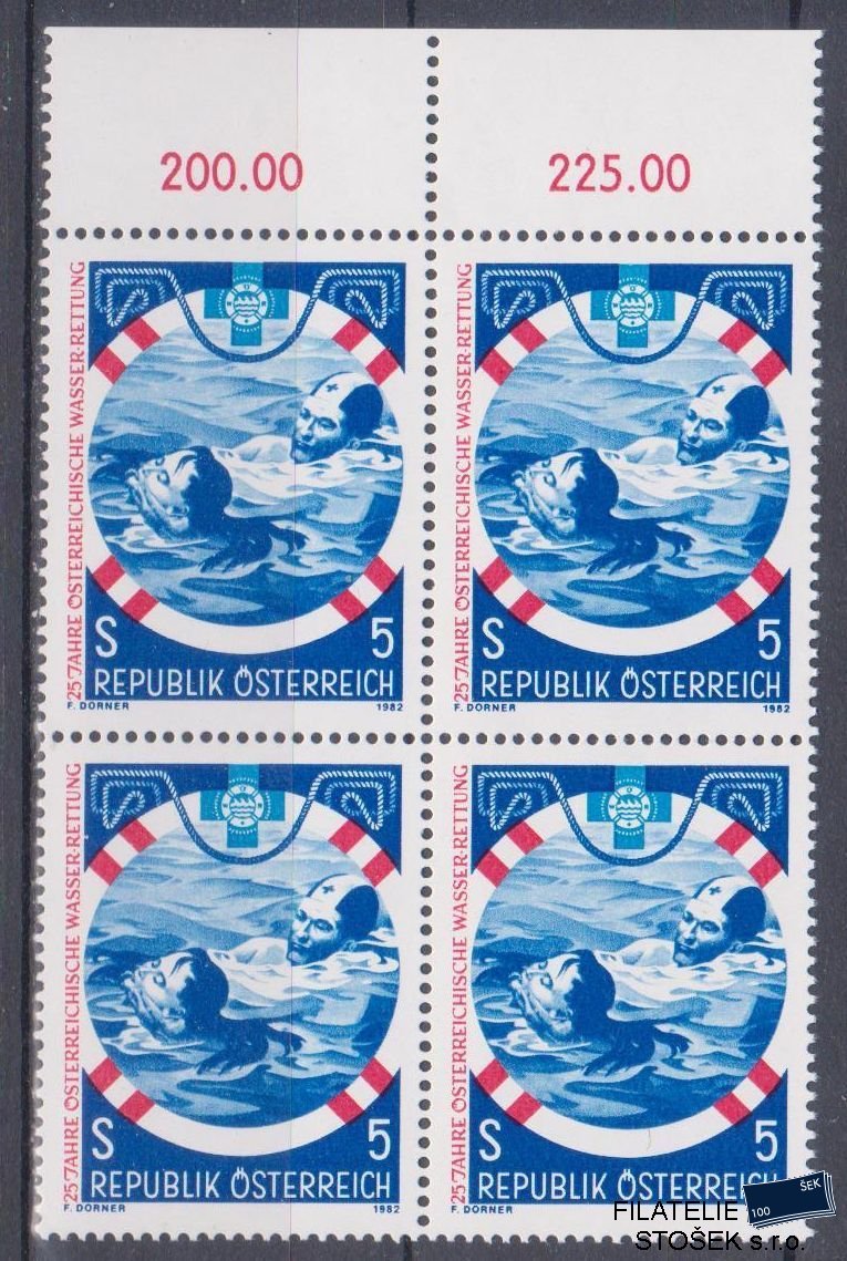 Rakousko známky Mi 1698 4 Blok