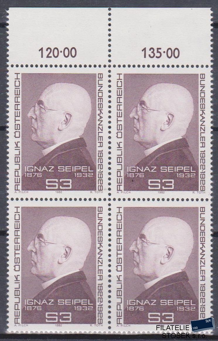 Rakousko známky Mi 1712 4 Blok