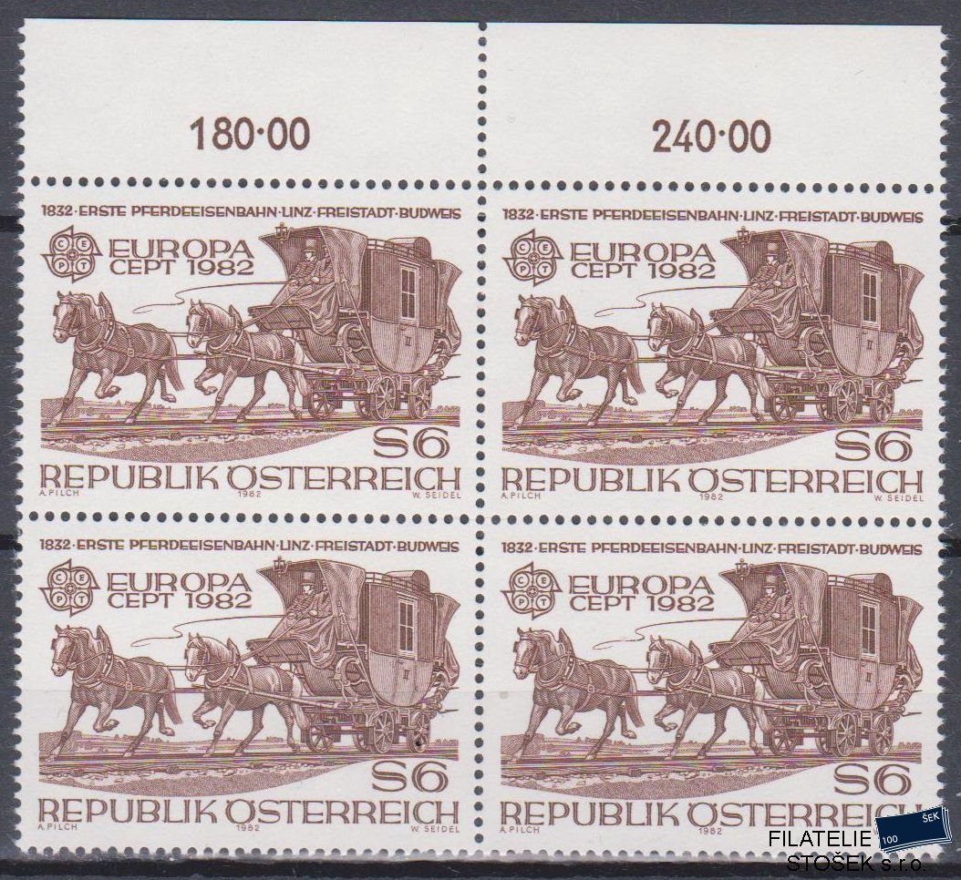 Rakousko známky Mi 1713 4 Blok