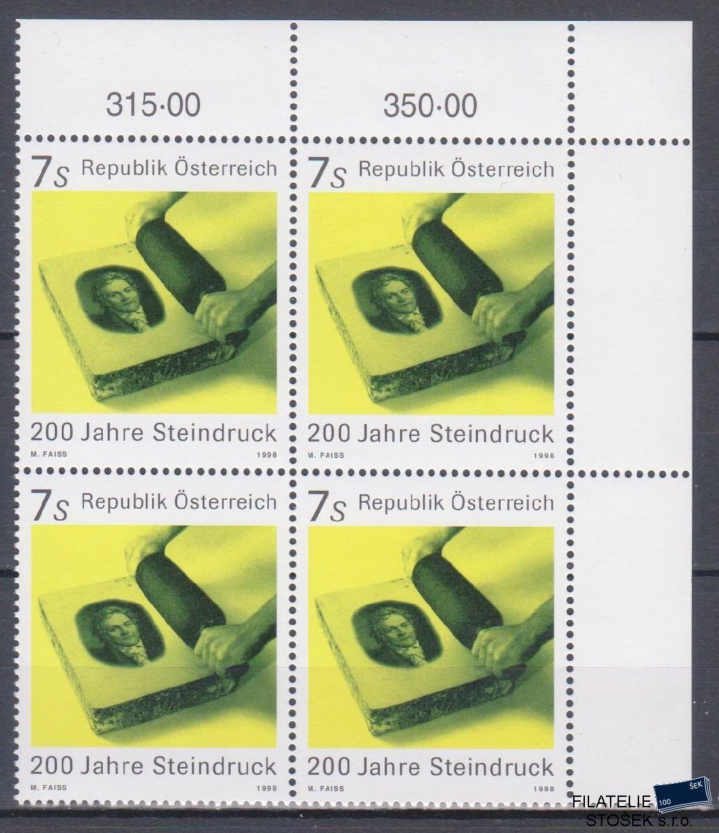 Rakousko známky Mi 2246 4 Blok