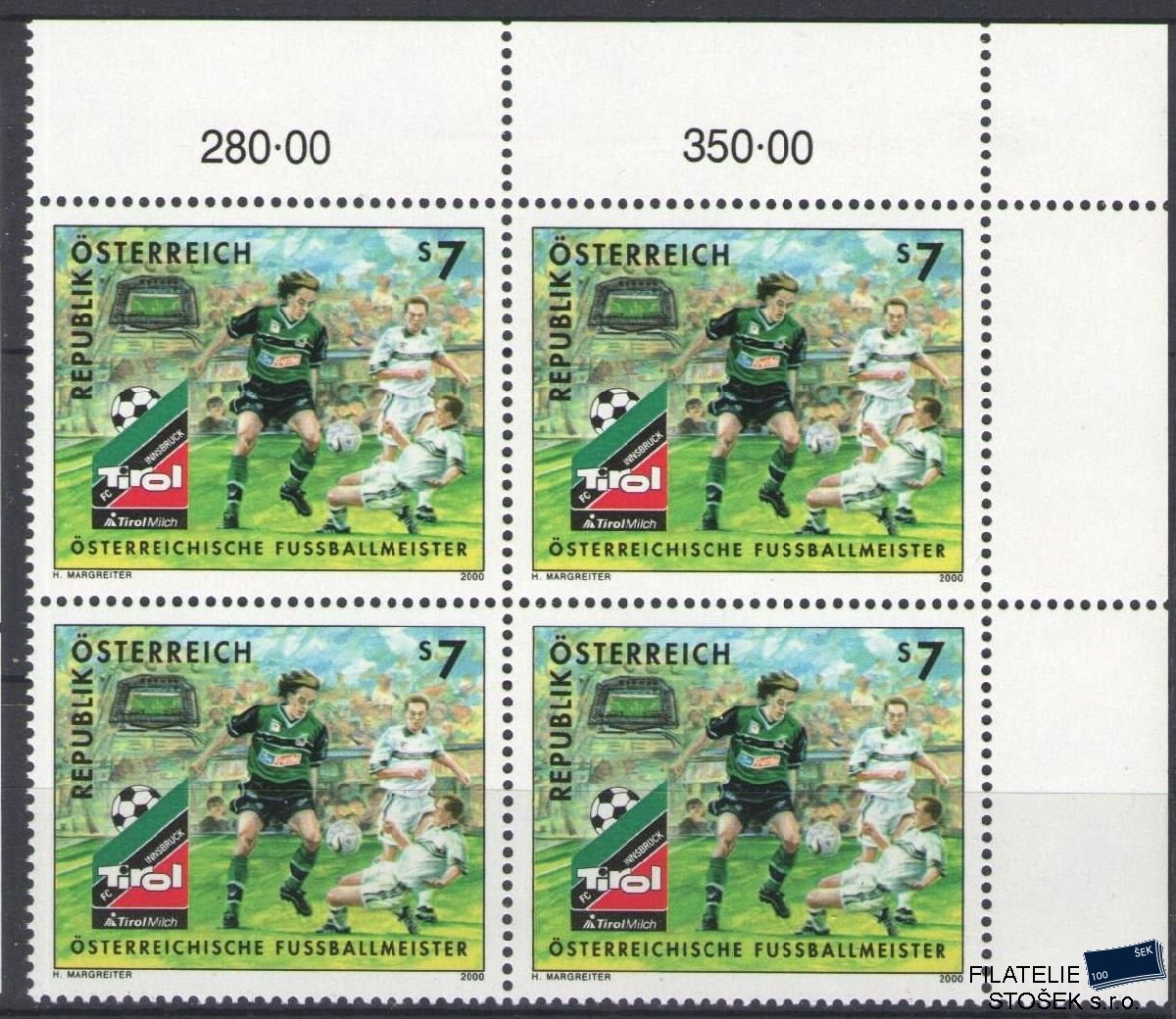 Rakousko známky Mi 2307 4 Blok