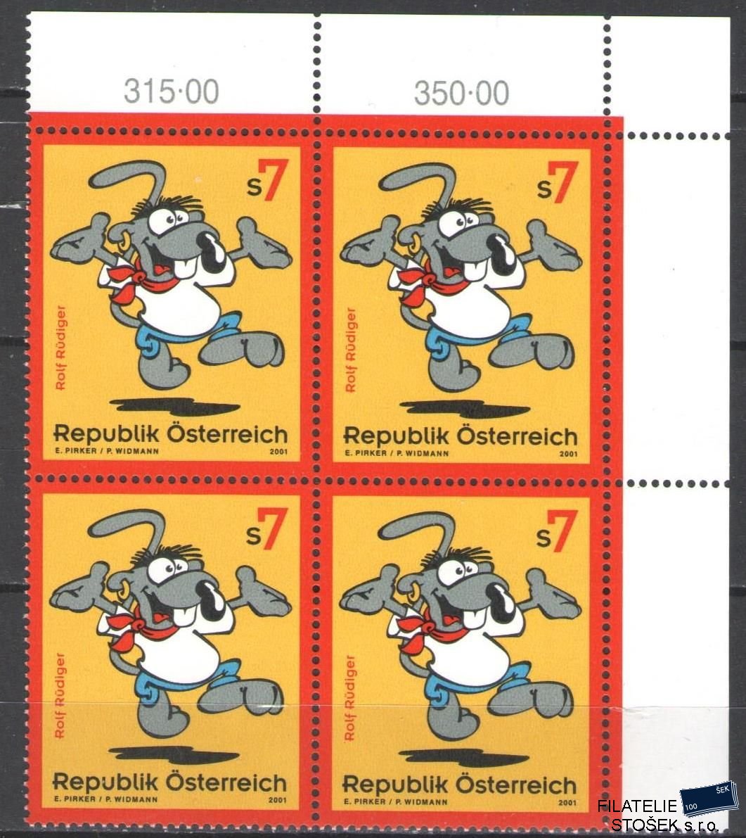Rakousko známky Mi 2341 4 Blok