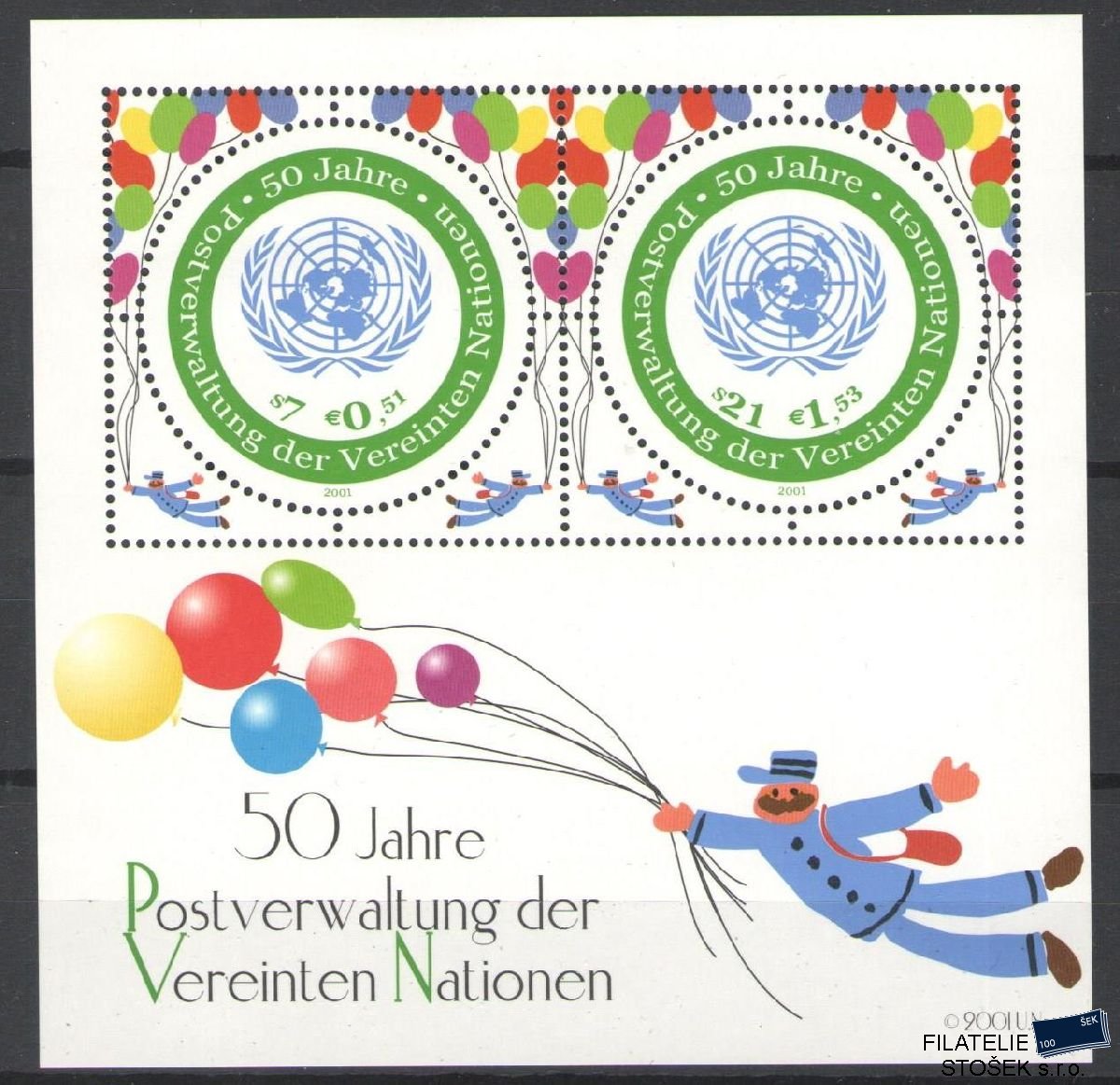 OSN Rakousko známky Mi Blok 15