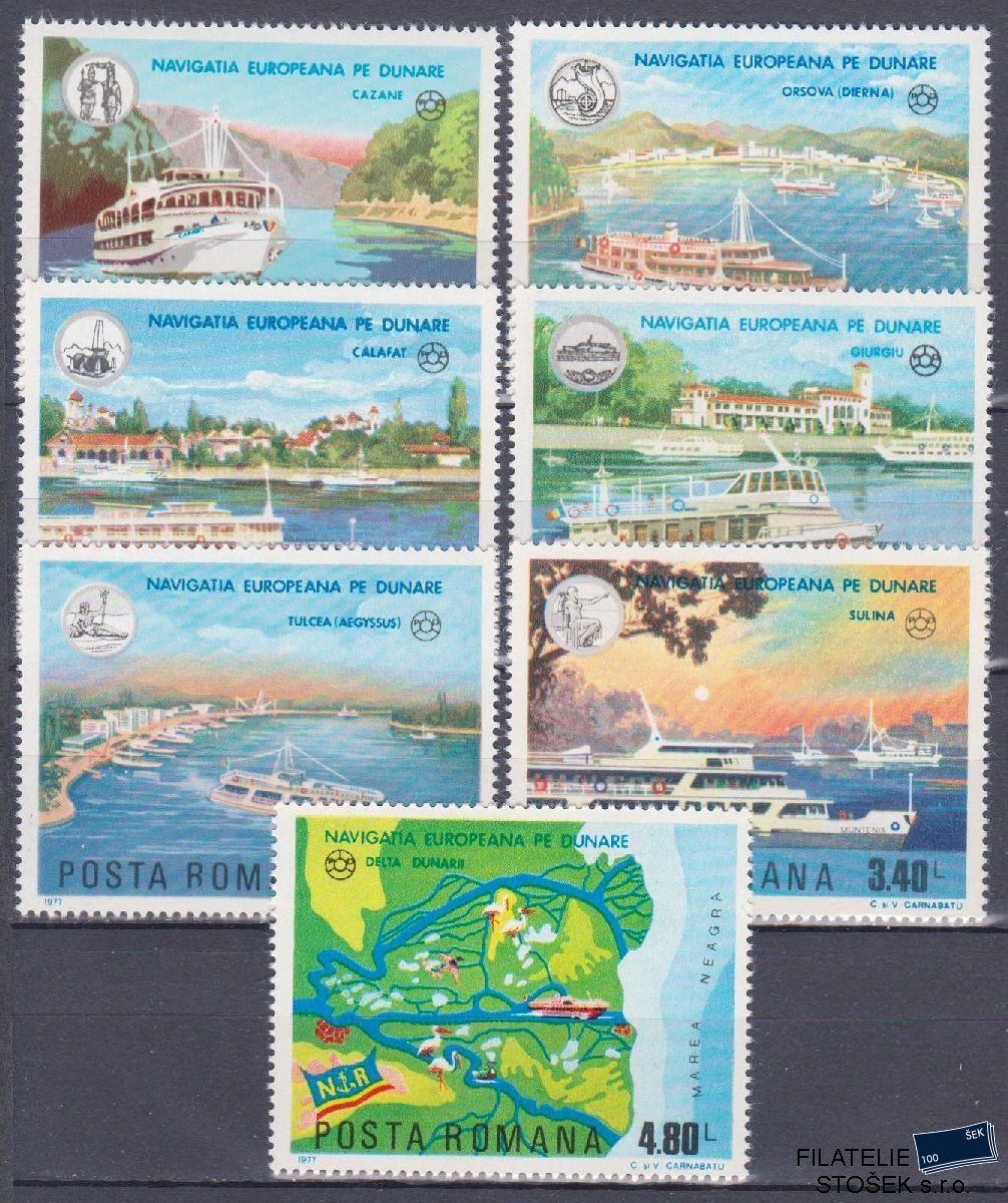 Rumunsko známky Mi 3484-90