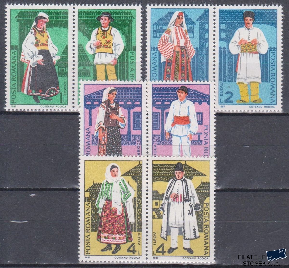 Rumunsko známky Mi 4398-4405