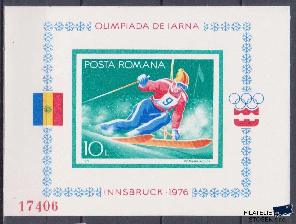 Rumunsko známky Mi Blok 129
