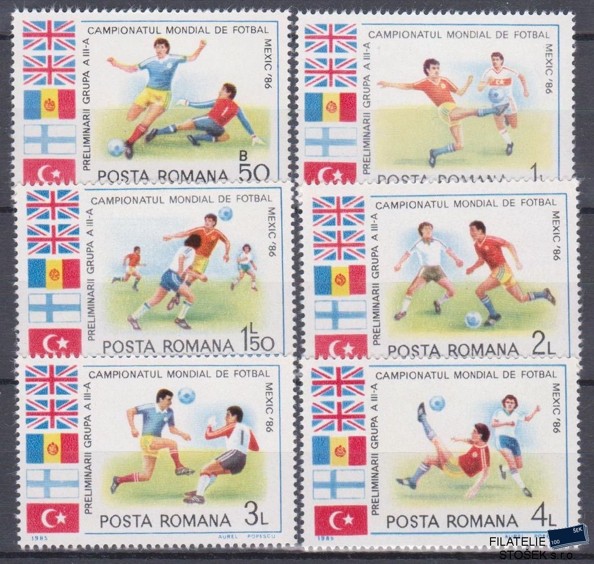 Rumunsko známky Mi 4193-98