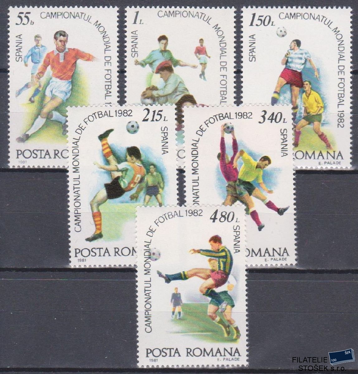 Rumunsko známky Mi 3837-42