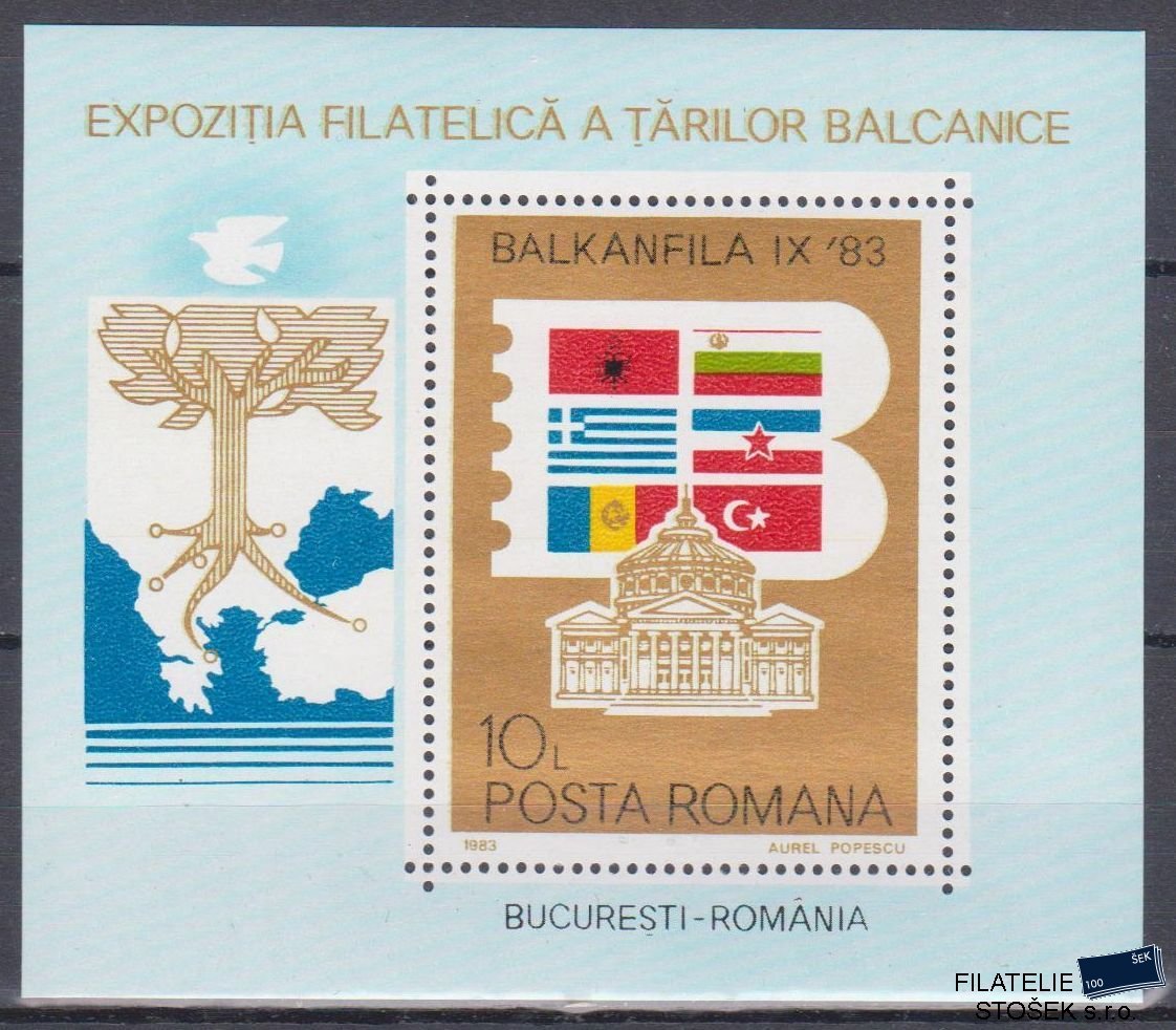 Rumunsko známky Mi Blok 197