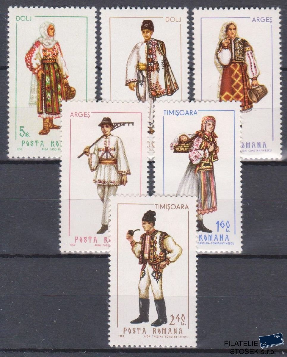 Rumunsko známky Mi 2739-44