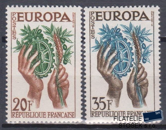 Francie známky Mi 1157-58