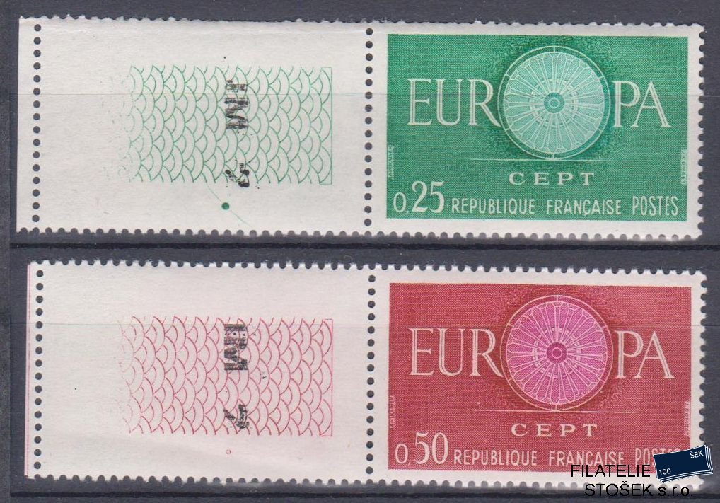 Francie známky Mi 1318-19 K