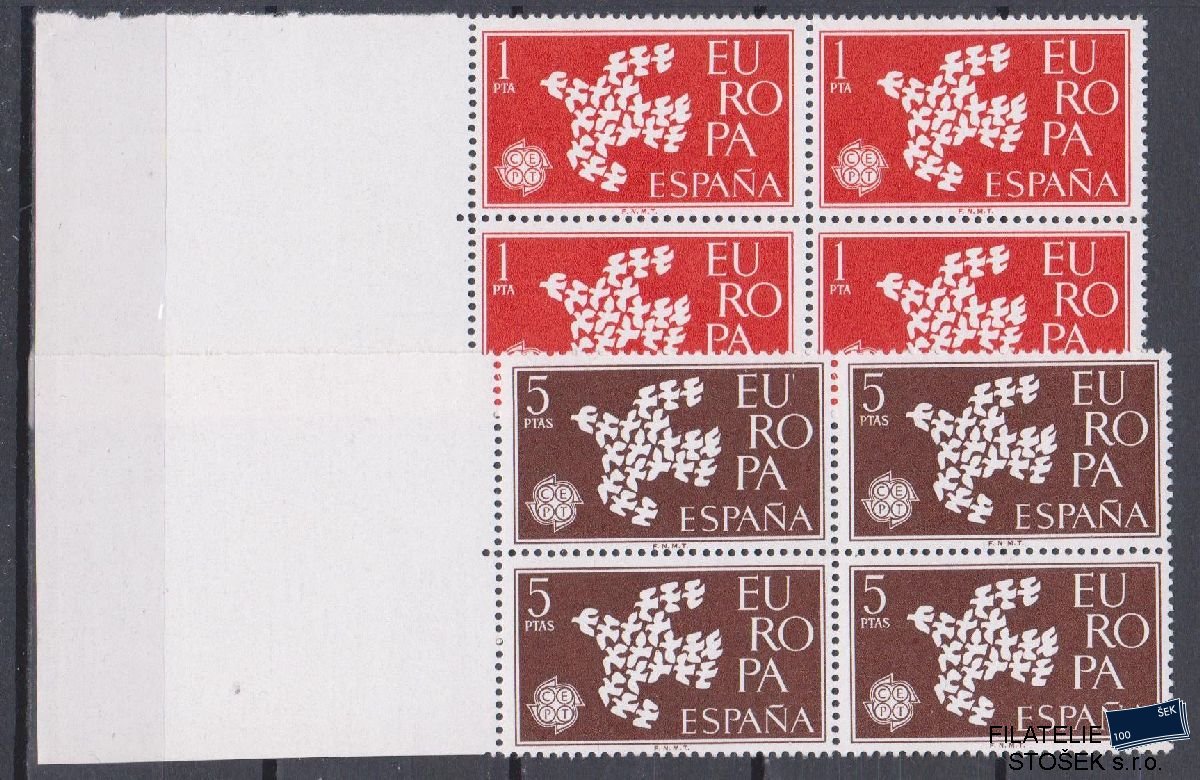 Španělsko známky Mi 1266-67 4 Blok