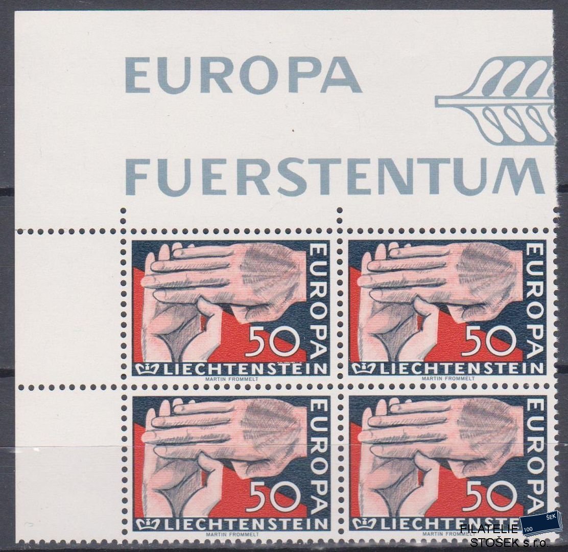 Liechtenstein známky Mi 418 4 Blok