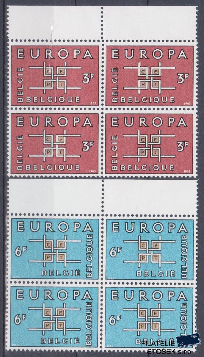 Belgie známky Mi 1320-21 4 Blok