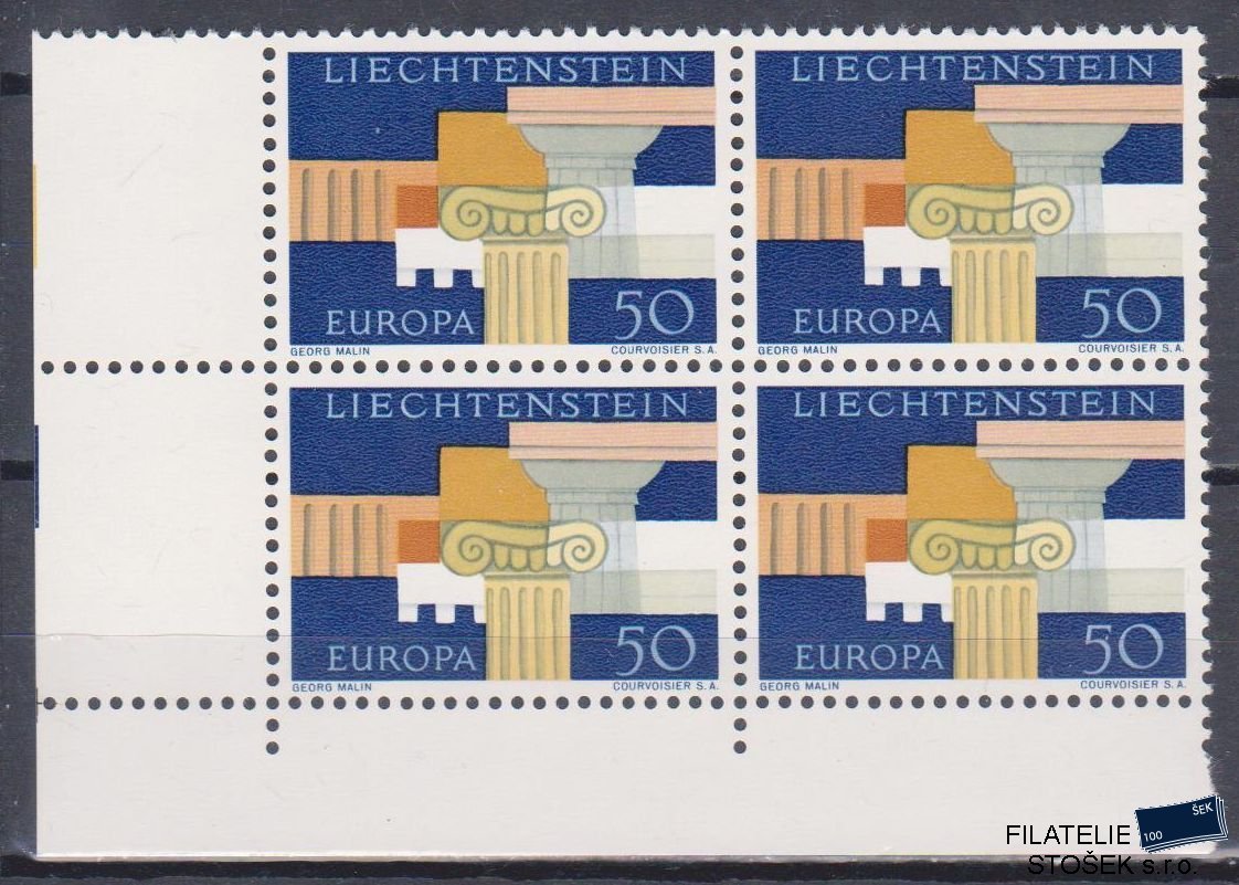 Liechtenstein známky Mi 431 4 Blok