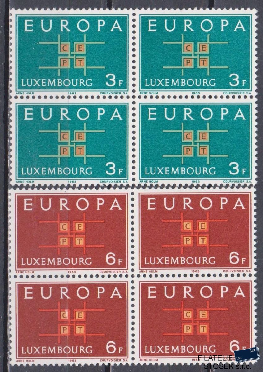 Lucembursko známky Mi 680-81 4 Blok