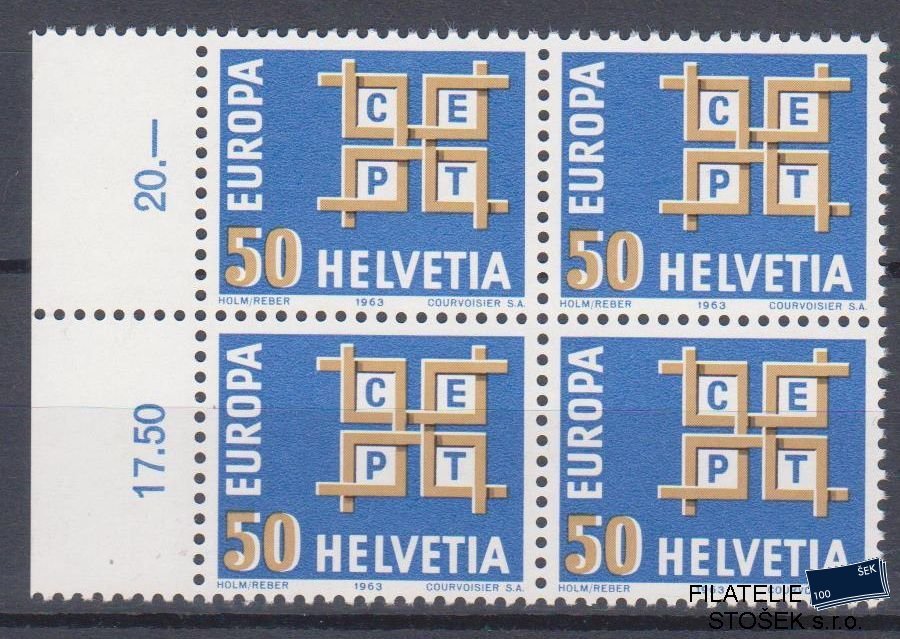 Švýcarsko známky Mi 781 4 Blok