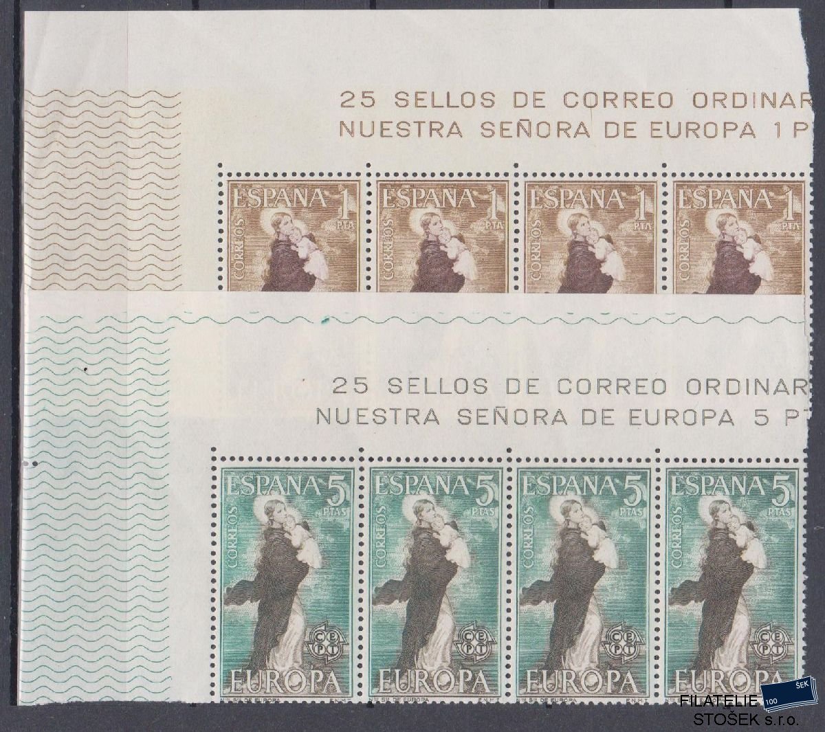 Španělsko známky Mi 1411-12 4 Pásky