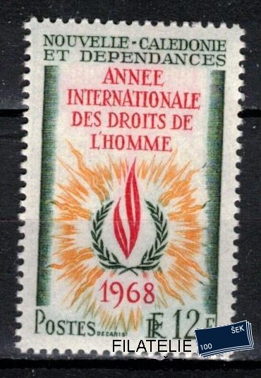 N.Calédonie známky 1968 Droits de l´homme