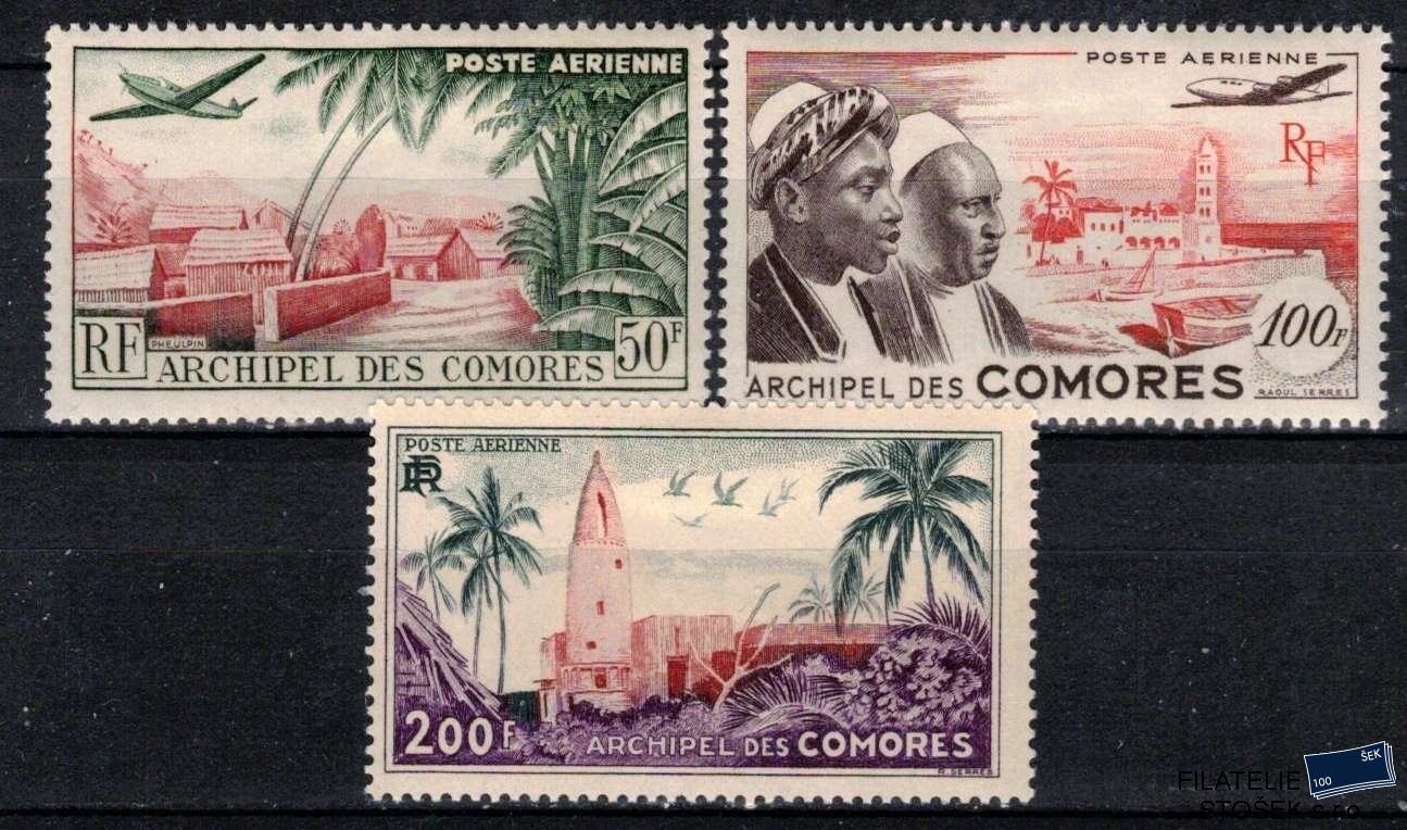 Comores známky Yv PA 1-3