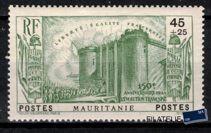 Mauritanie známky Yv 100 dvl