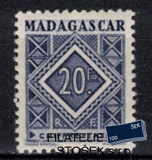 Madagascar známky Yv TT 40