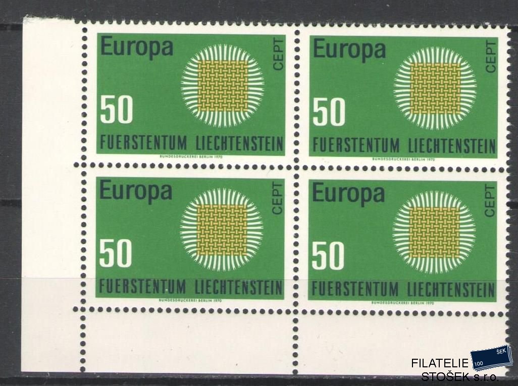 Liechtenstein známky Mi 525 4 Blok