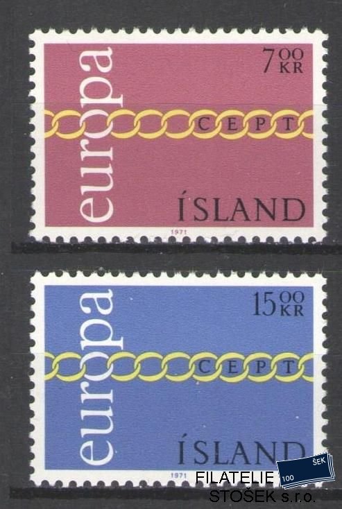 Island známky Mi 451-52