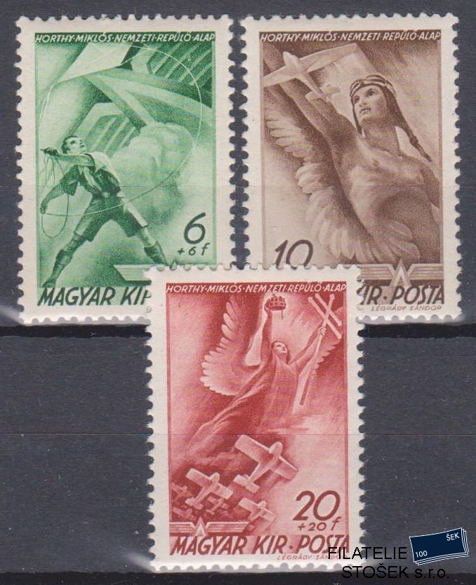 Maďarsko známky Mi 623-25