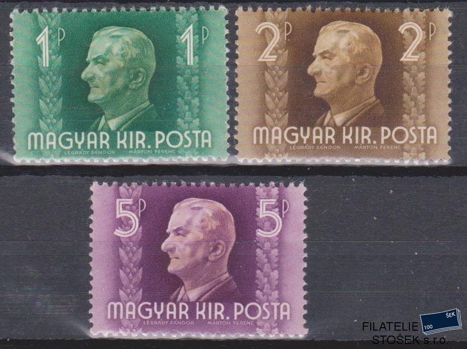 Maďarsko známky Mi 657-59