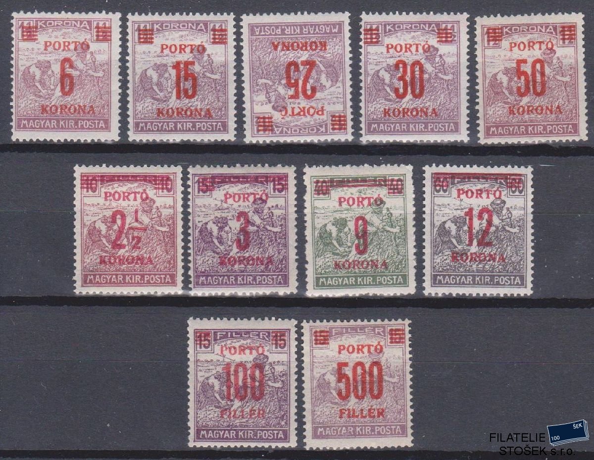 Maďarsko známky Mi P 68-78