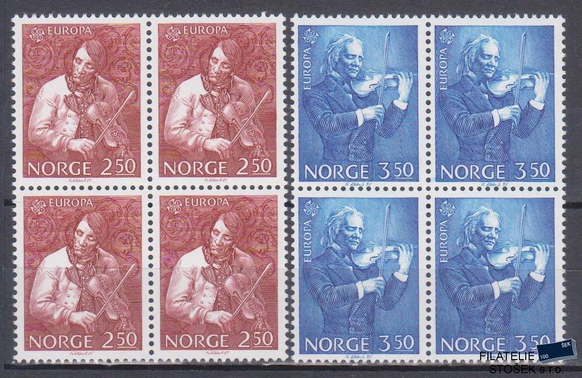 Norsko známky Mi 926-27 4 Blok