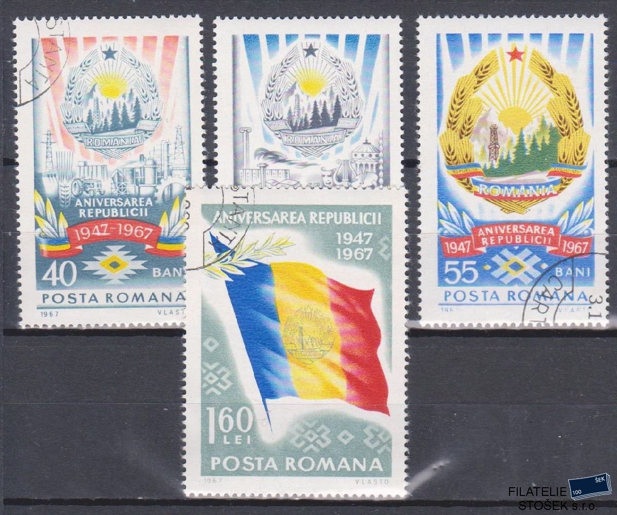 Rumunsko známky Mi 2658-61