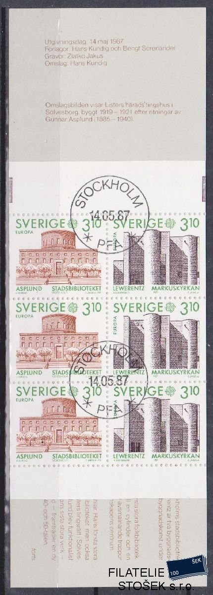 Švédsko známky Mi 1429-30 Sešitek