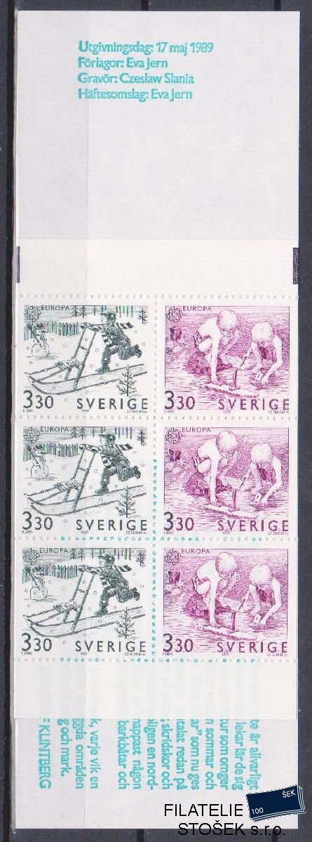 Švédsko známky Mi 1550-51 Sešitek