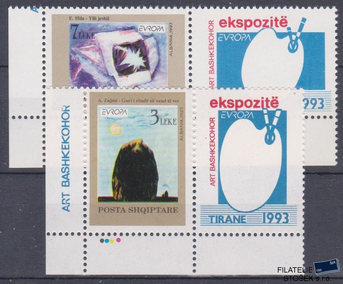 Albánie známky Mi 2529-30 K
