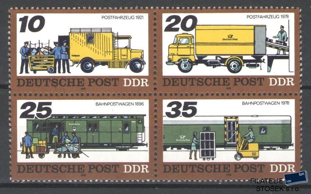 NDR známky Mi 2299-2302 4 Blok