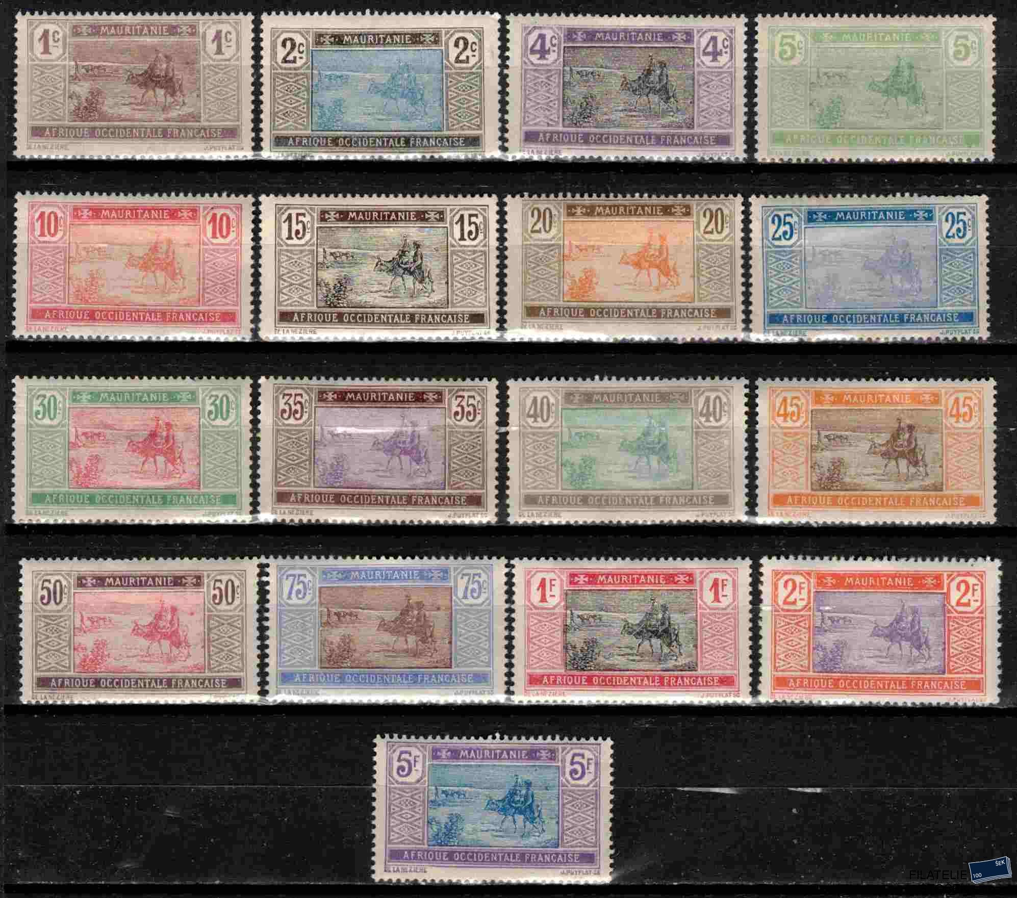 Mauritanie známky Yv 17-33