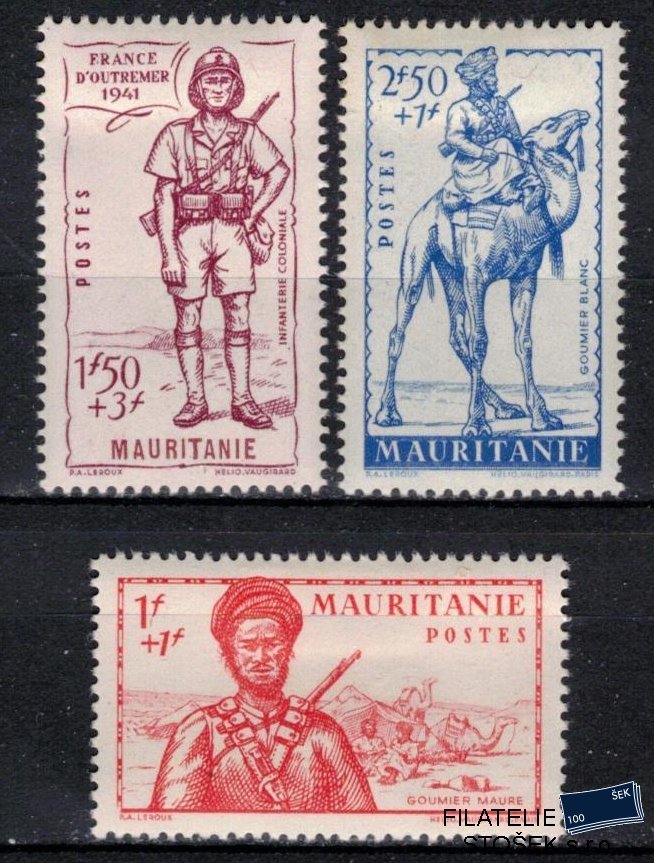 Mauritanie známky Yv 116-8