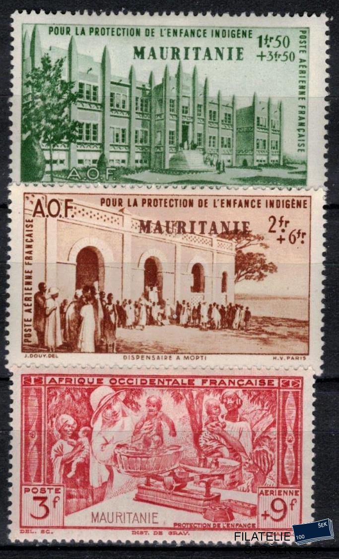 Mauritanie známky Yv PA 6-8
