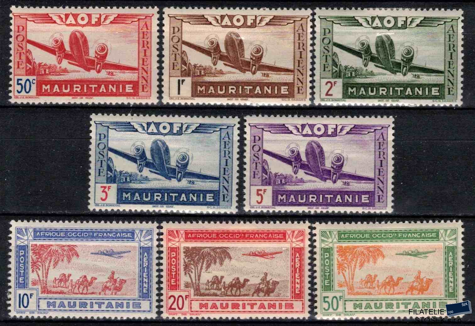 Mauritanie známky Yv PA 10-17