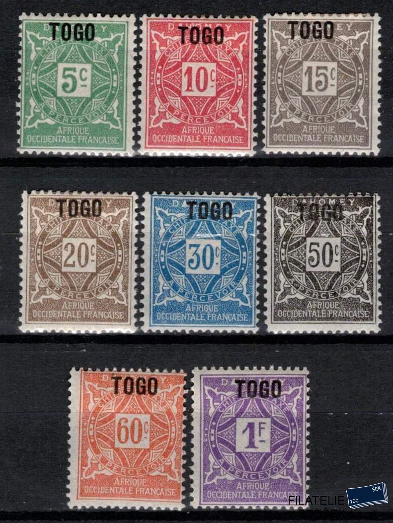 Togo známky Yv TT 1-8