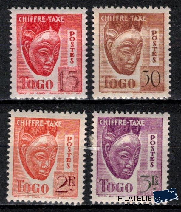 Togo známky Yv TT 34-7 sestava známek