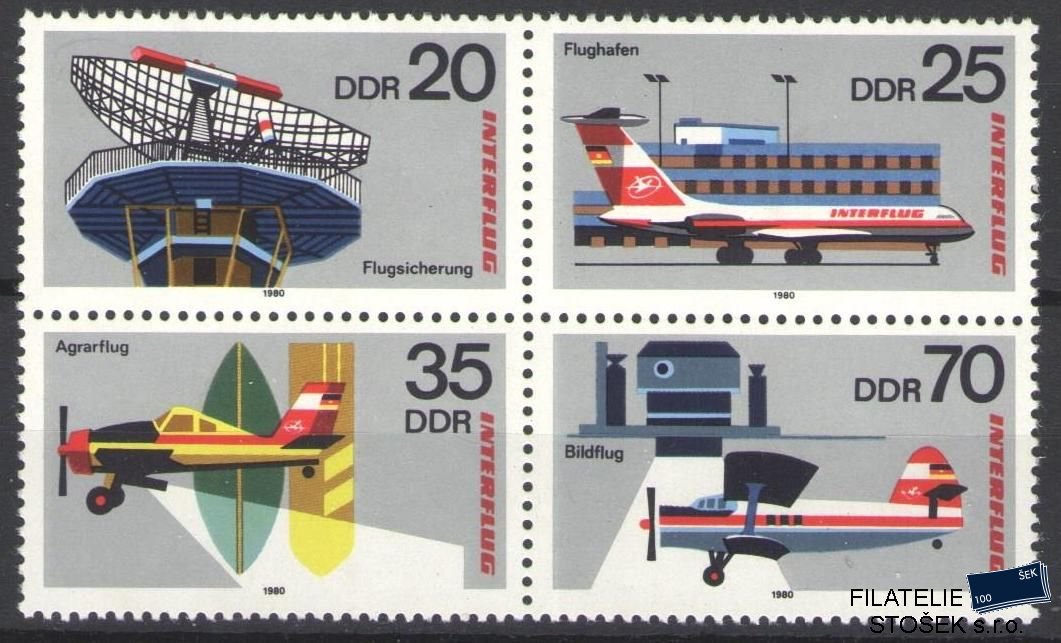 NDR známky Mi 2516-19 4 Blok