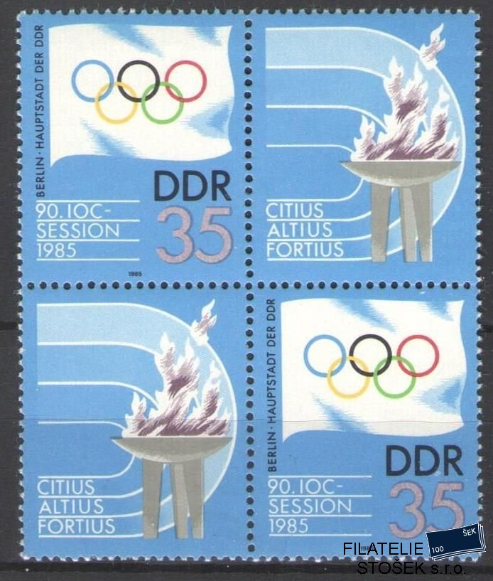 NDR známky Mi 2949 4 Blok