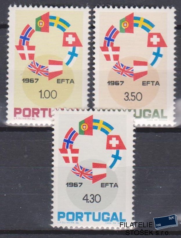 Portugalsko známky Mi 1043-45