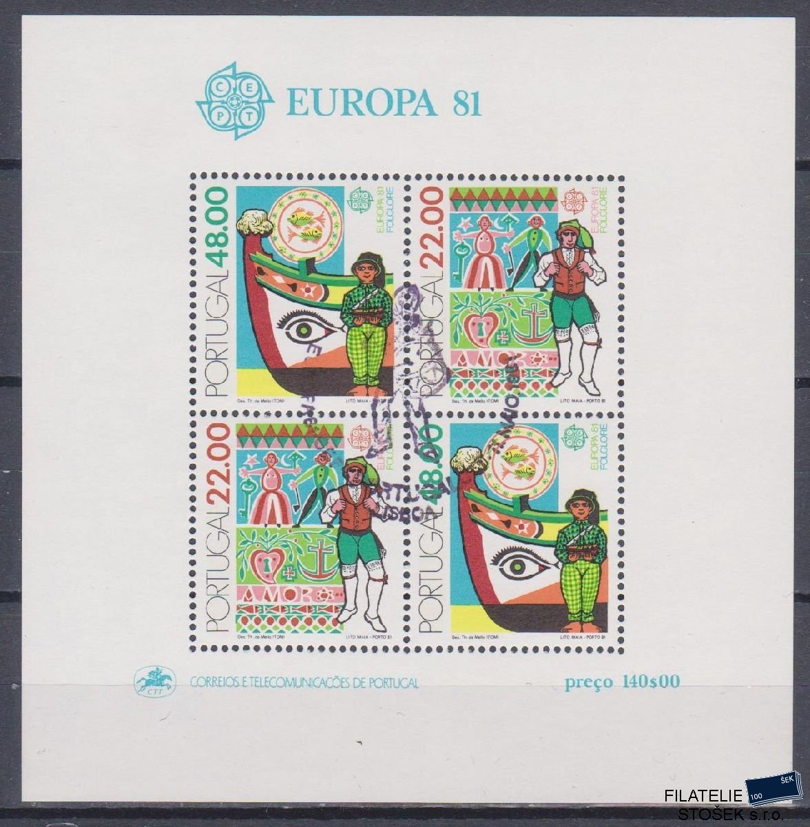 Portugalsko známky Mi Blok 32